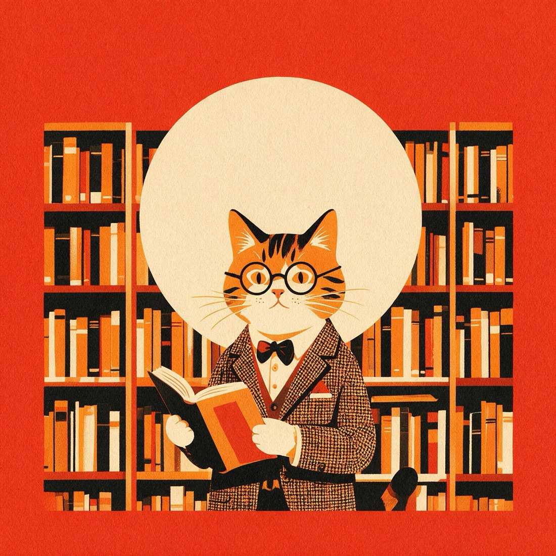 Cat librarian